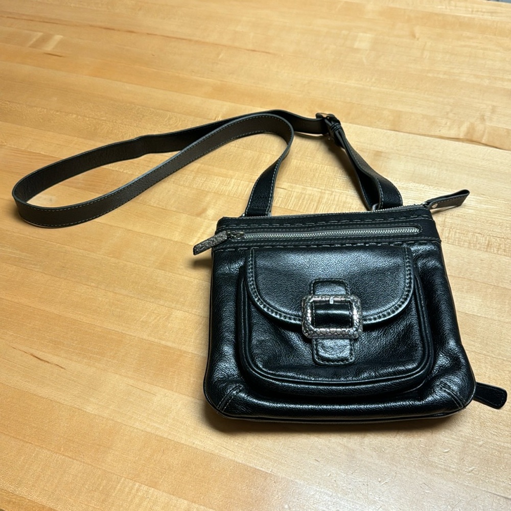 Black Leather Purse